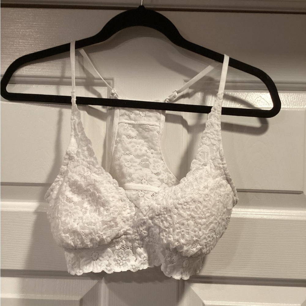 Aerie White Lace Bralette